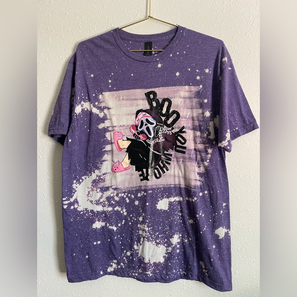 Gildan Purple Graphic Short Sleeve Tee